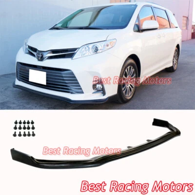 Labio de parachoques delantero (uretano) estilo Toyota Sienna CK 2018-2020 Foto 1 de 3