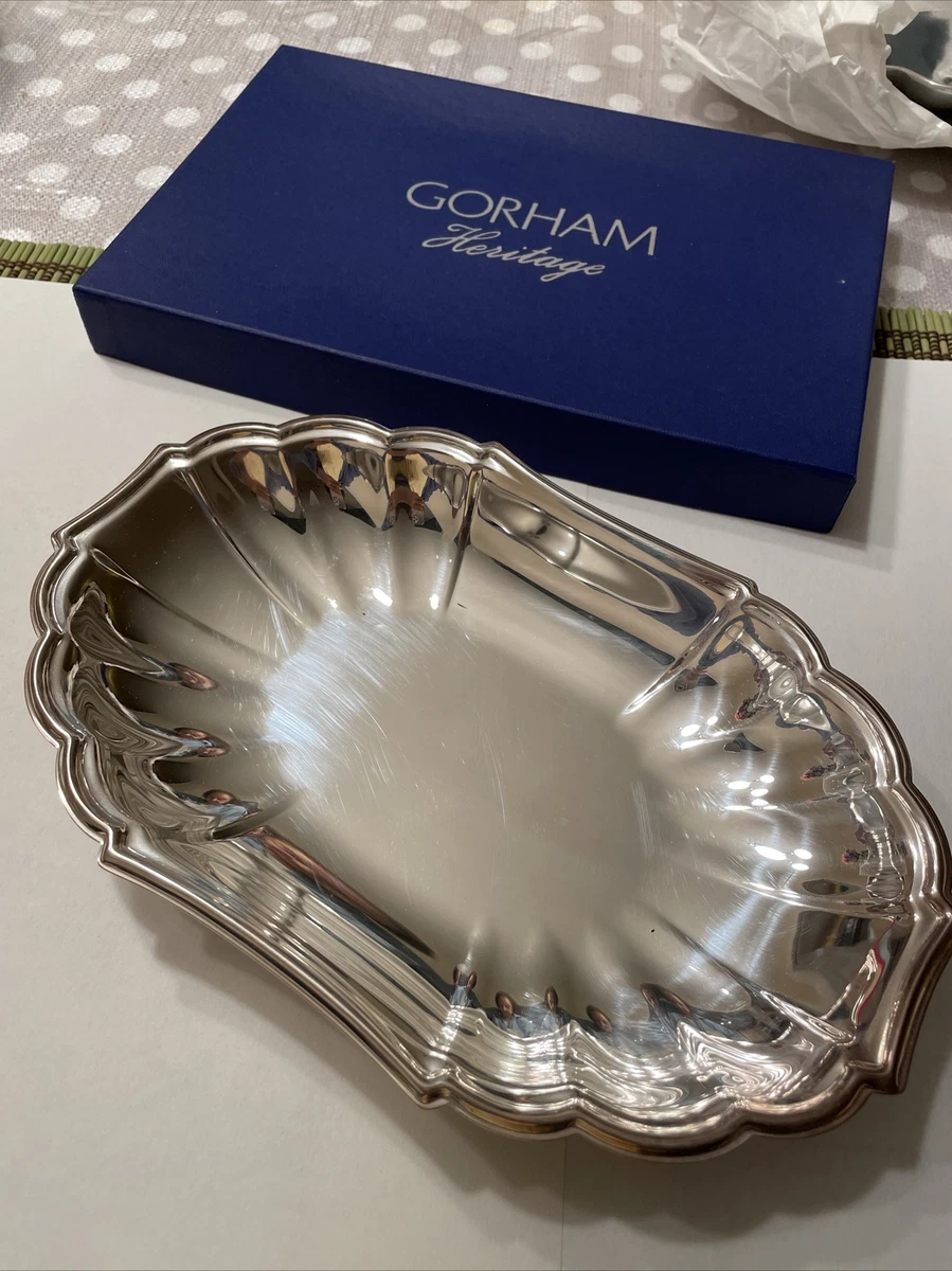 Gorham Heritage In Antique Us Silver-Plated Platters & Trays for