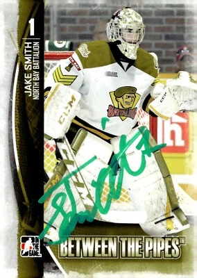 Jake Smith - Signed 2013-14 In The Game Between The Pipes Card #54 - Image 1 of 2