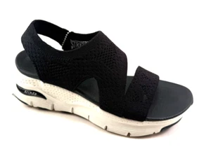 Sandalia cómoda Skechers 119458 negra Arch Fit - Imagen 1 de 8