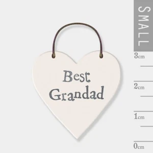 East of India Bester Opa Holz Geschenkanhänger 2er Pack - Bild 1 von 3