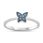 New Fashion .925 Silver - Leaf, G-Clef, Wave, Hand, Butterfly" Simul Turquoise