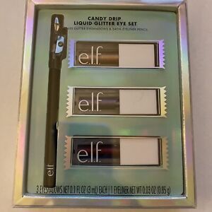 NEW e.l.f Set: Candy Drip Liquid Glitter Eyeshadows & Eyeliner Pencil
