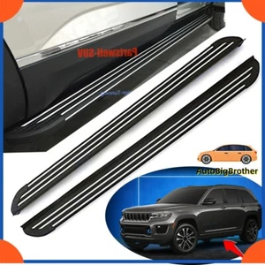 Fits for Jeep Grand Cherokee 2022-2024 Side Steps Pedal Running Board Nerf Bar - Picture 1 of 4