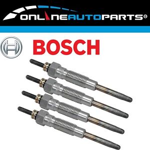 Set of 4 Bosch Glow Plugs for Toyota Hilux LN167 LN172 3.0L 5L Diesel 97~05