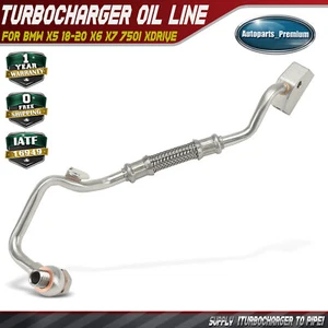 Línea de refrigerante turbocompresor de suministro (turbocompresor a tubería) para BMW G05 750i X5 X6 - Imagen 1 de 9