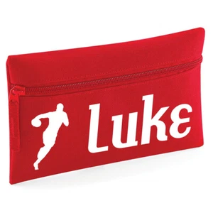 Estuche Lápices Personalizado Infantil Niños Rugby Jugador Pelota Deporte Regalo Escuela Nombre - Imagen 1 de 8