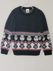 Hanna Andersson Star Wars Fair Isle Sweater Boys Size 4 - Picture 1 of 8