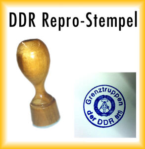 Repro DDR Stempel Checkpoint Charlie Berlin DDR Siegel Grenzstempel