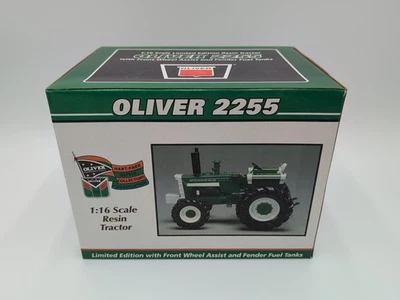 1/16 SpecCast Oliver 2255 w/FWA & Fender Fuel Tanks Resin Tractor  - Image 1 of 3
