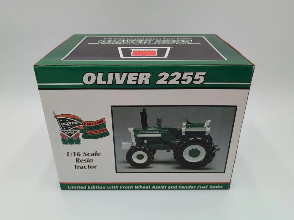 1/16 SpecCast Oliver 2255 w/FWA & Fender Fuel Tanks Resin Tractor  - Image 1 of 3