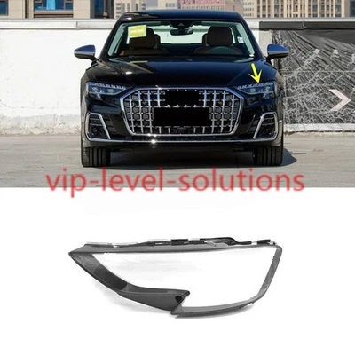 Cubierta transparente del objetivo del faro lateral izquierdo + pegamento sellador para Audi A8 S8 2022-2024 Foto 1 de 4