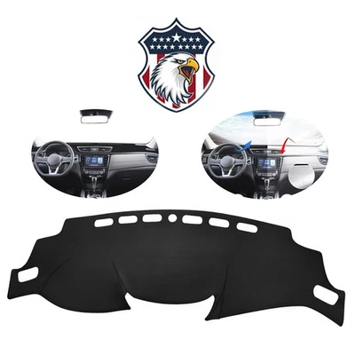 Dashmat Leather Dashboard Cover Pad For Nissan X-trail T32 X Trail 2014-2020 - Image 1 of 4