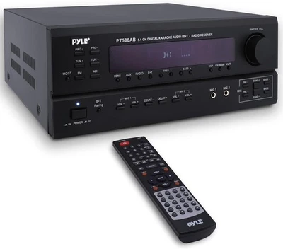 Pyle Wireless Bluetooth Power Amplifier System-420W 5.1 Channel Home Theater...  - Image 1 of 4