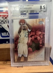 2003-04 UD HARDCOURT FLOOR #LJF LEBRON JAMES BGS BECKETT GRADED 8.5 - Picture 1 of 2