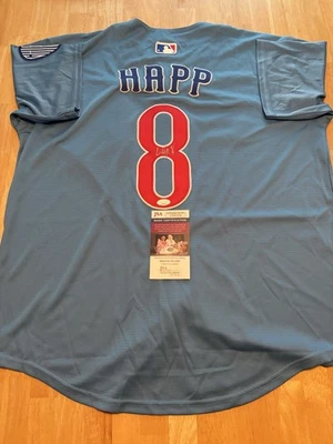Ian Happ Signed Autographed Chicgao Cubs Jersey Jsa Coa - Image 1 of 3