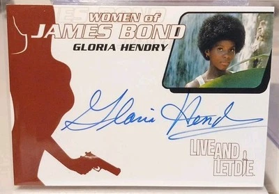Women Of James Bond 007 In Motion Gloria Hendry Autograph Rosie Carver WA5 2003  - Image 1 of 2