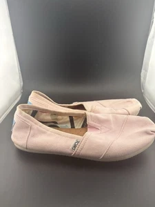 TOMS SLIP ON DONNA CLASSICO TELA bambino/pastello/rosa polvere TAGLIA: W8,5 - Foto 1 di 6