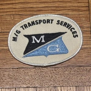 Vintage M/G TRANSPORT SERVICES Barge Patch - 4 x 3” - Picture 1 of 5