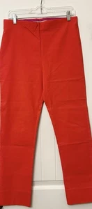 Gretchen Scott Pull On Pants Sz Medium Orange Red Super Cute Excellent Condition - Picture 1 of 3