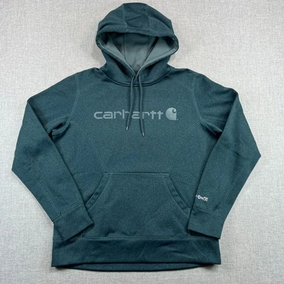 Sudadera con capucha Carhartt Force ligeramente ajustada para mujer M 8-10 pizarra oscura brezo utilitaria Foto 1 de 4
