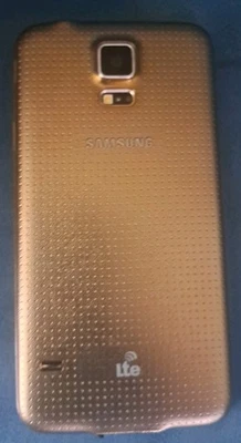 Samsung Galaxy S5 Phone SM-G900l 4G 16GB 5.1" Android Gold 16MP Camera Unlocked - Image 1 of 4