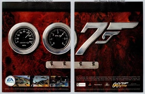 007 Racing Playstation 2 PS2 EA Juegos Promo 2001 Anuncio de 2 páginas - Imagen 1 de 5