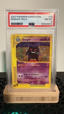2002 Pokémon -  Expedition - Gengar Holo #13 -  PSA 8 - Swirl - Bild 1 von 2