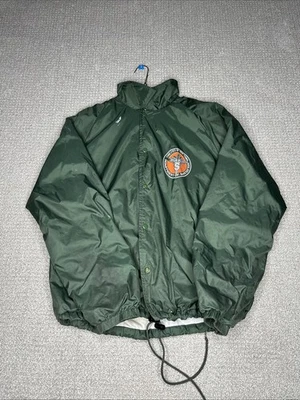 80s VINTAGE NEW YORK CITY NYC DEPART OF SANITATION GARBAGE MAN JACKET SZ MED - Image 1 of 4