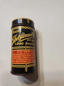 Vintage Zenith Tibet Almond Stick Scratch Remover Tin with Contents b379 - Picture 1 of 6