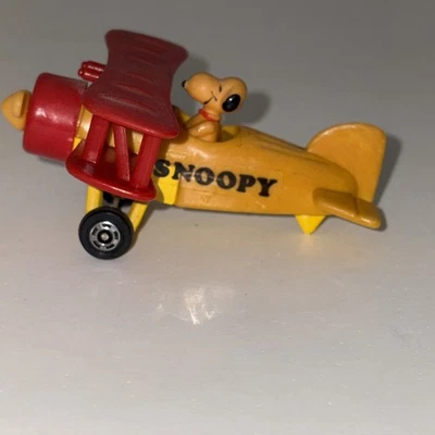 Vintage 1958 thru 1966 Aviva (#C26) Metal Snoopy Airplane Diecast Plastic Wings - Image 1 of 4