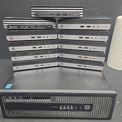 HP PRODESK Lot Of 12 Mini Pro 400G3 Mini,  800G6 Mini, 400G4 Mini, NO HDD - Image 1 of 4