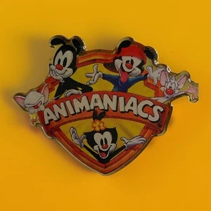 Pin de solapa Animaniacs Dot Wakko Yakko Pinky Brain WB Warner Bros 1998 - Imagen 1 de 3