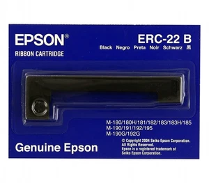 Epson ERC-22 Ribbon Farbband C43S015358, Schwarz für Epson M-190 - Afbeelding 1 van 1