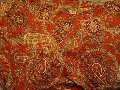 Pottery Barn Caroline Paisley Full/Queen Duvet Cover Only 2019 Organic Cotton - Image 1 of 4