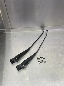 1980 78 79 80 81 WIPER ARM FRONT BLACK FITS VW VOLKSWAGEN Dasher Set RH lH OEM - Picture 1 of 3