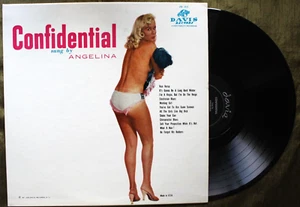 ANGELINA Confidential LP Cheesecake Novelty Comedy EXCELLENT SHAPE!! - Picture 1 of 1