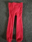 New Mothercare Red Baby 0 - 3 Months Tights With Frilly Lace