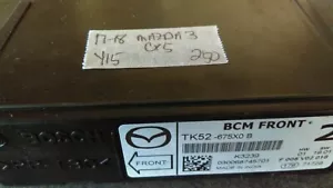 TK52-675X0 B Mazda3 CX5 CX-5 2017-2018 bcm body control module - Picture 1 of 2