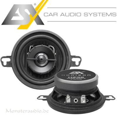ESX HZ32 90 Watt Auto Lautsprecher Set 8,7cm Boxen 20mm Hochtöner 87mm 3 Ohm - Bild 1 von 3