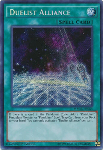 *** DUELIST ALLIANCE *** 1ST EDITION SECRET RARE MACR-EN063 (MINT/NM) YUGIOH! - Image 1 of 1