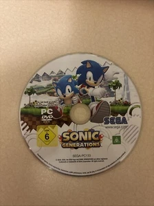 SONIC GENERATIONS PC CD-ROM Game 2011 Sega vintage retro platform Disc Only - Picture 1 of 2