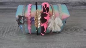 Girls 6 x headbands bundle of pretty headbands Bow, Flower, Heart, crown - Picture 1 of 24