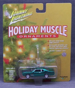 Johnny Lightning 1:64 Holiday Muscle Ornaments '71 Dodge Demon - Picture 1 of 3