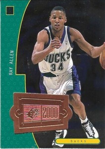 1998-99 SPx Finite Basketball - #175 - RAY ALLEN - Milwaukee Bucks - SPx