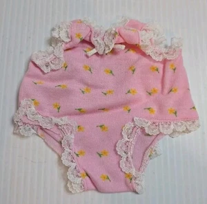 Pink Floral 6X7" Lacy Romper Doll Clothes Strawberry Shortcake Kenner??? NOS - Picture 1 of 2
