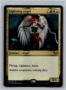 Lightning Angel FOIL 012/015 Magic the Gathering MTG From the Vault Angels FTV - Picture 1 of 2