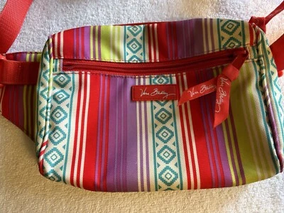 Bolso Cinturón Vera Bradley Paisley Nylon Riñonera Paquete Foto 1 de 4