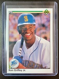 KEN GRIFFEY JR. 1990 Upper Deck #156 Rookie RC  Mariners SPELLING ERROR CARD QTY