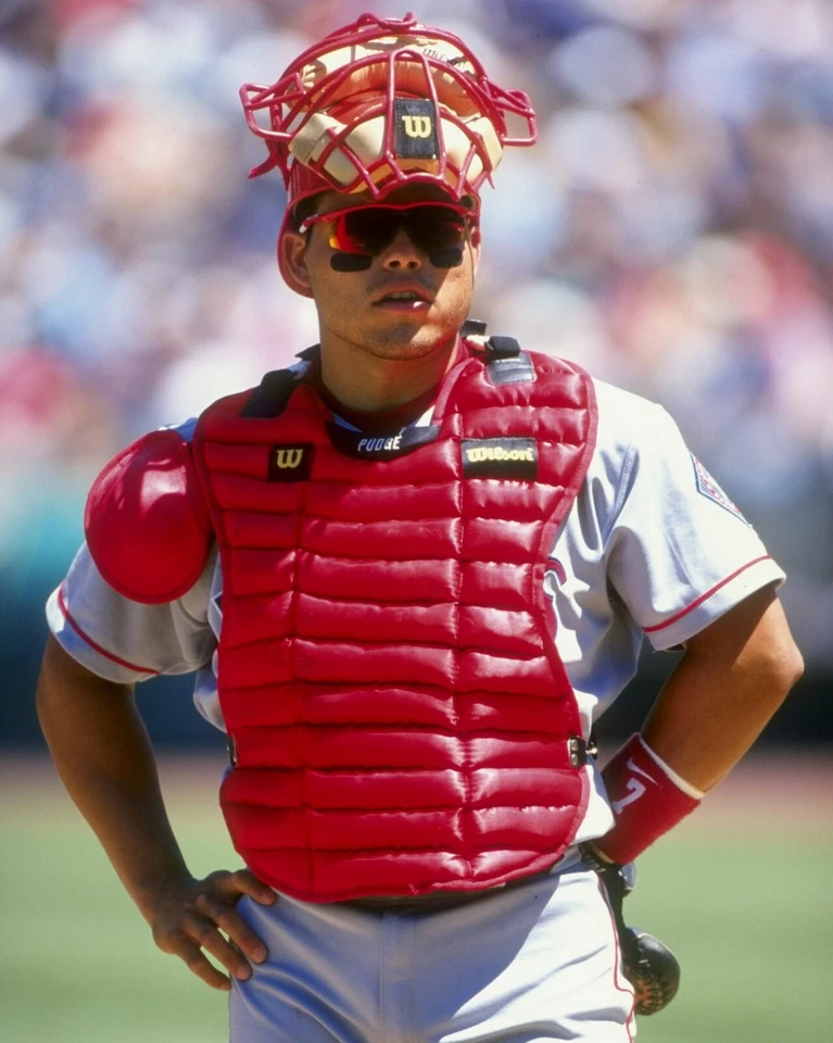Texas Rangers Ivan Rodriguez 8x10 Photo MLB Baseball Print #2 - Image 1 of 1